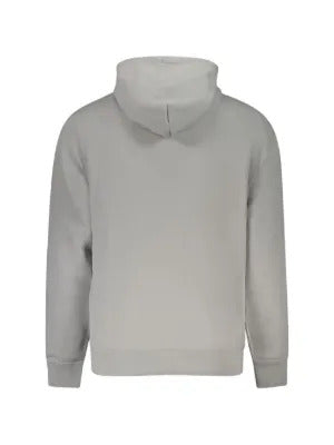 Calvin Klein logo-patch drawstring hoodie
