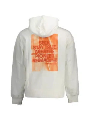 Calvin Klein graphic-print cotton hoodie
