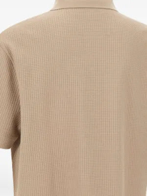 BOSS  checked jacquard polo shirt