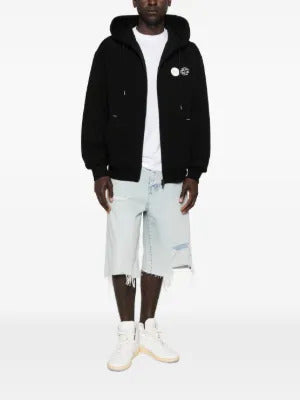 Anti Social Social Club  logo-print zip-up hoodie