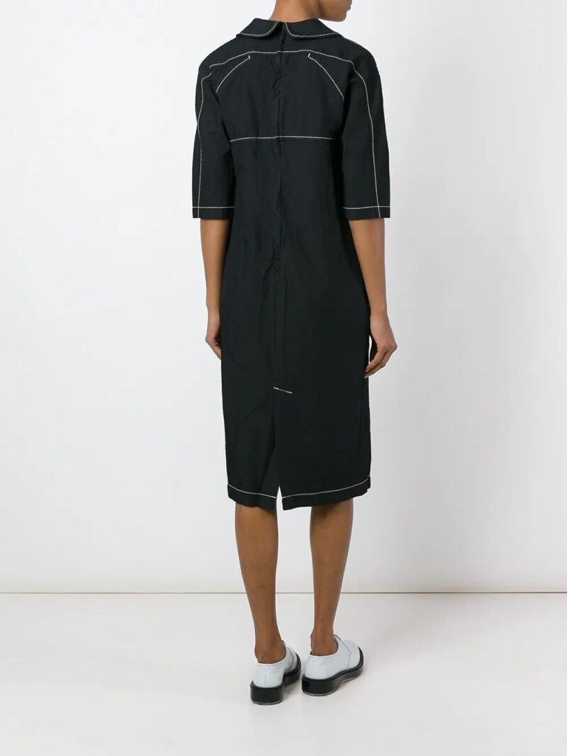 Comme Des Garçons relaxed boxy collar dress