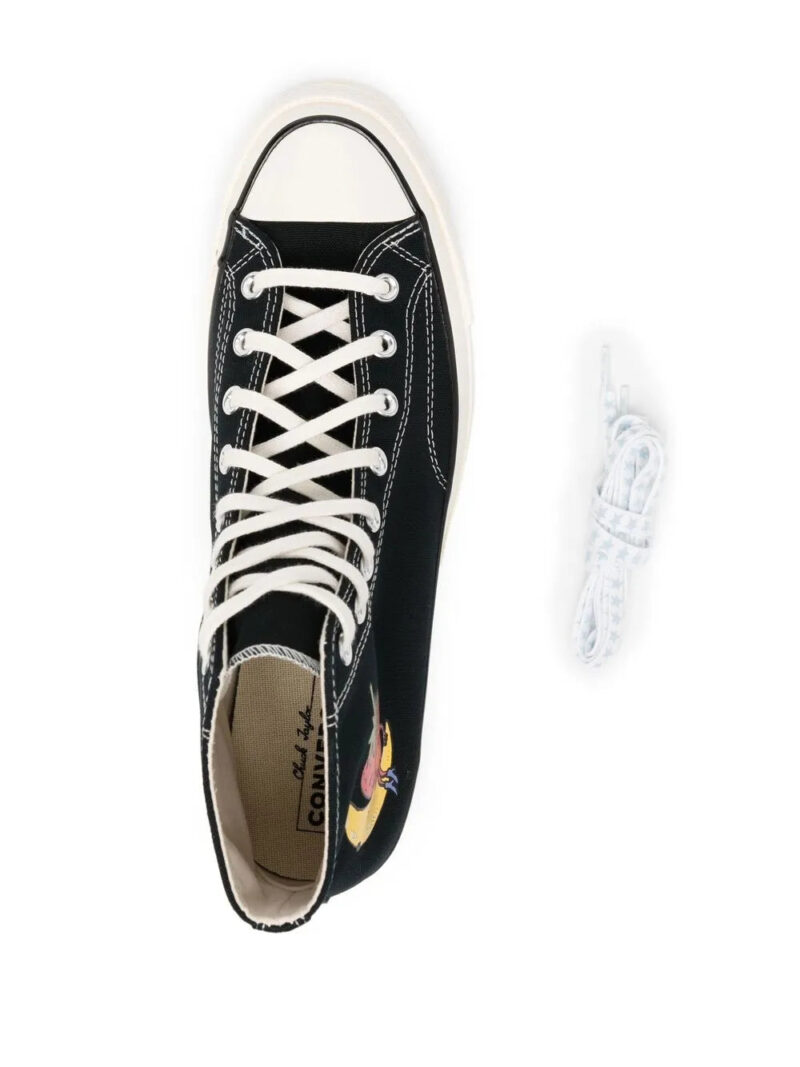 Converse  cartoon-print hi-top sneakers