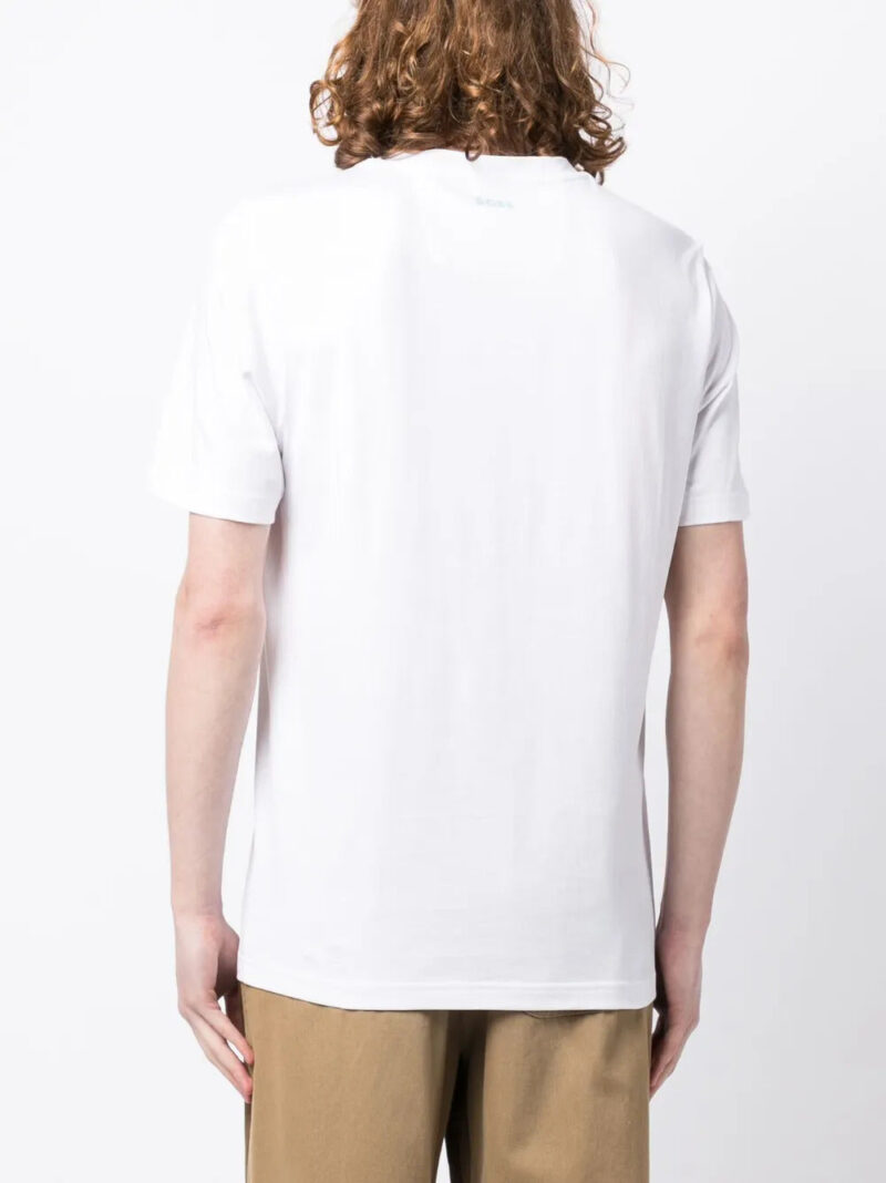 BOSS  CREW-NECK T-SHIRT IN COTTON JERSEY WITH SEASONAL ARTWORK