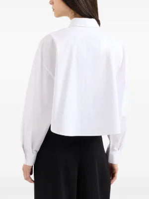 Armani Exchange  logo-embroidered shirt