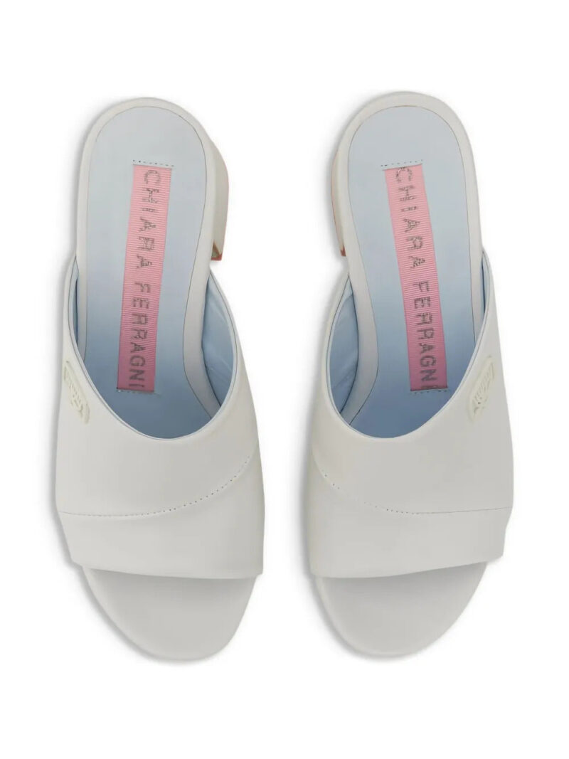 Chiara Ferragni 85mm platform eyelike-embellished pumps