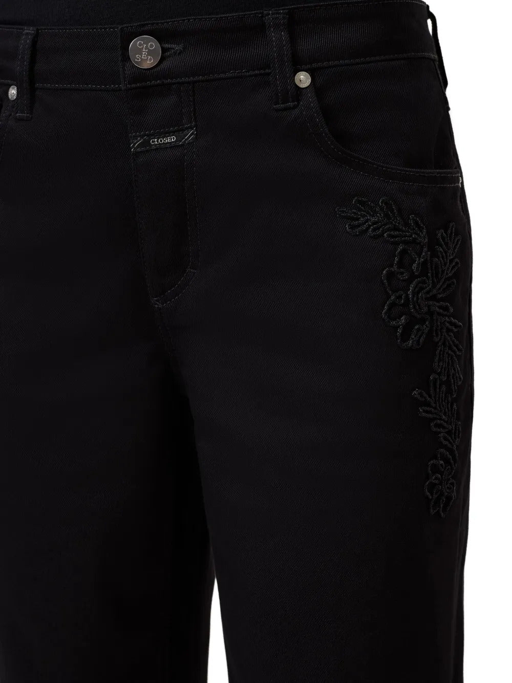 Closed embroidered high-rise jeans - Image 2