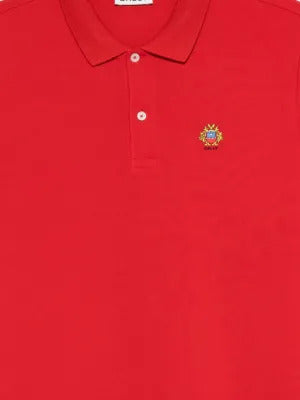 Bally logo-patch polo shirt