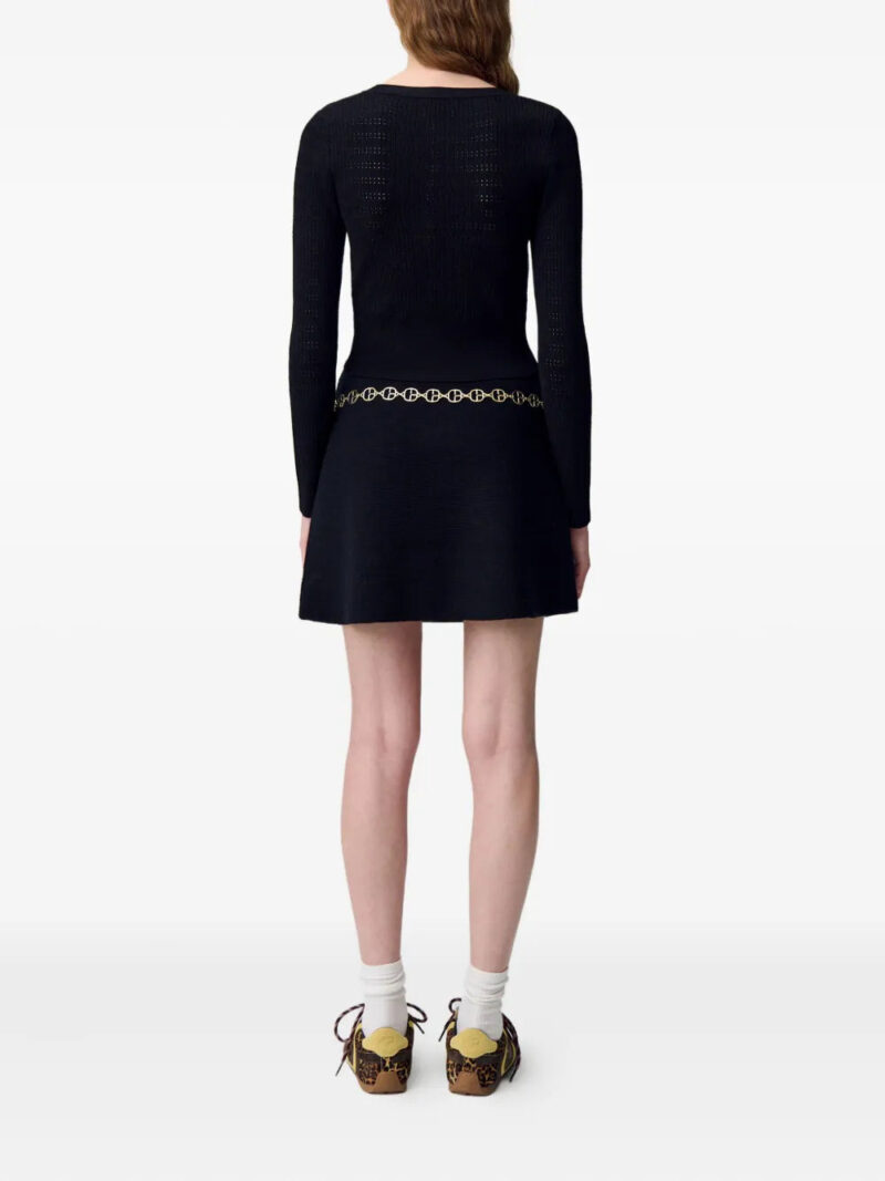 Claudie Pierlot bow-detail knitted sweatshirt