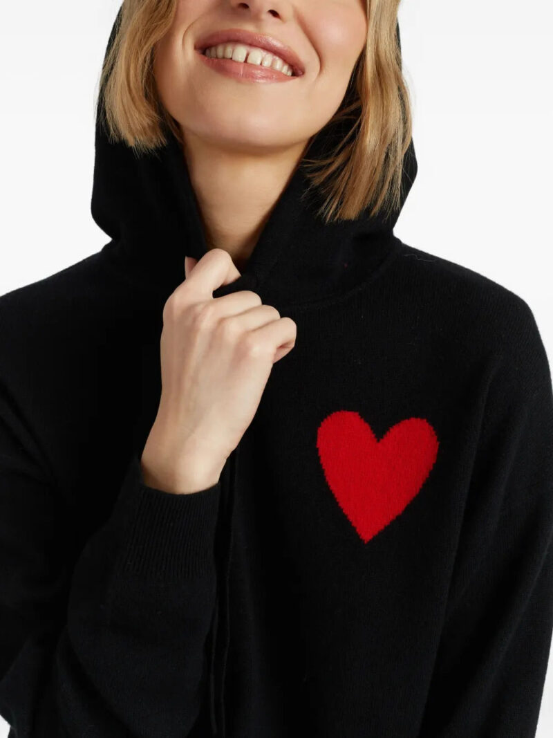 Chinti & Parker  heart-detail hoodie