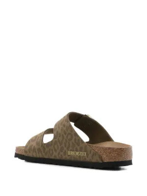 Birkenstock  Arizona leopard-print double-buckle sandals