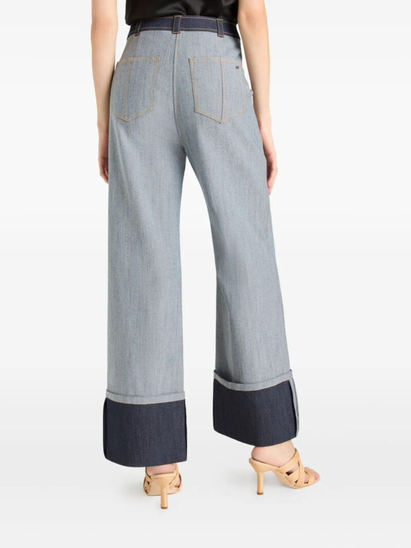Cinq A Sept  Benji cuffed button-fastening jeans
