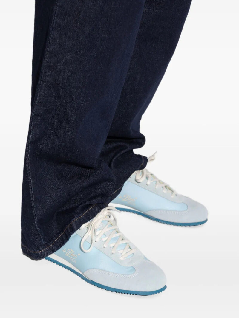 Converse  suede-panelled trainers