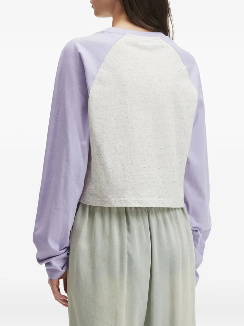 CHOCOOLATE  raglan-sleeve cropped sweatshirt