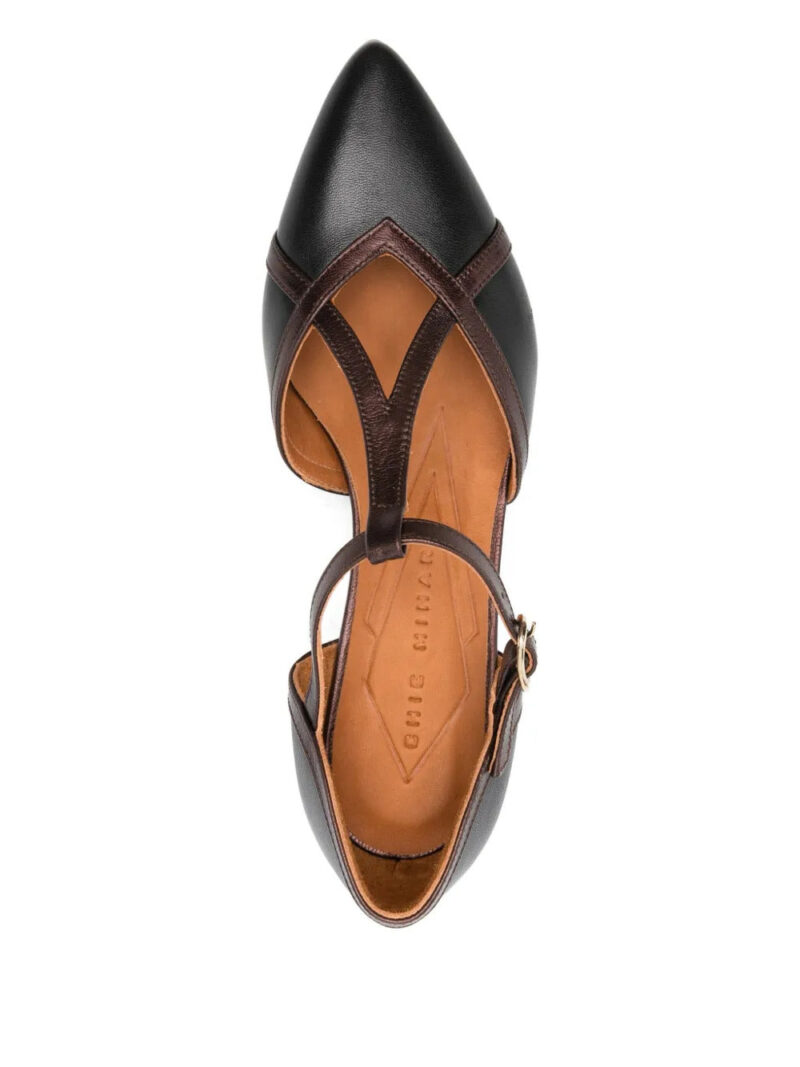 Chie Mihara 35mm leather t-bar pumps