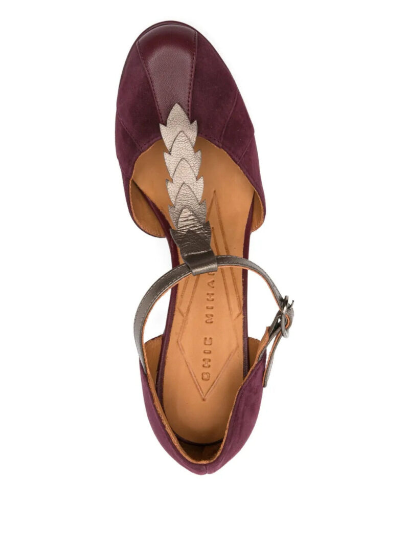 Chie Mihara  80mm T-bar heeled pumps