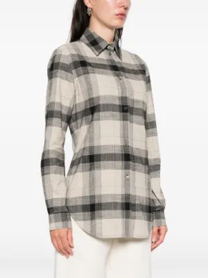CALVIN KLEIN COLLECTION plaid buttoned scarlett shirt