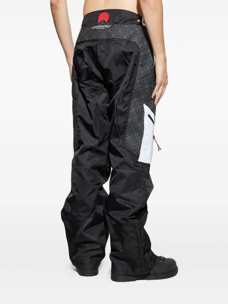 Casablanca  monogram panelled trousers