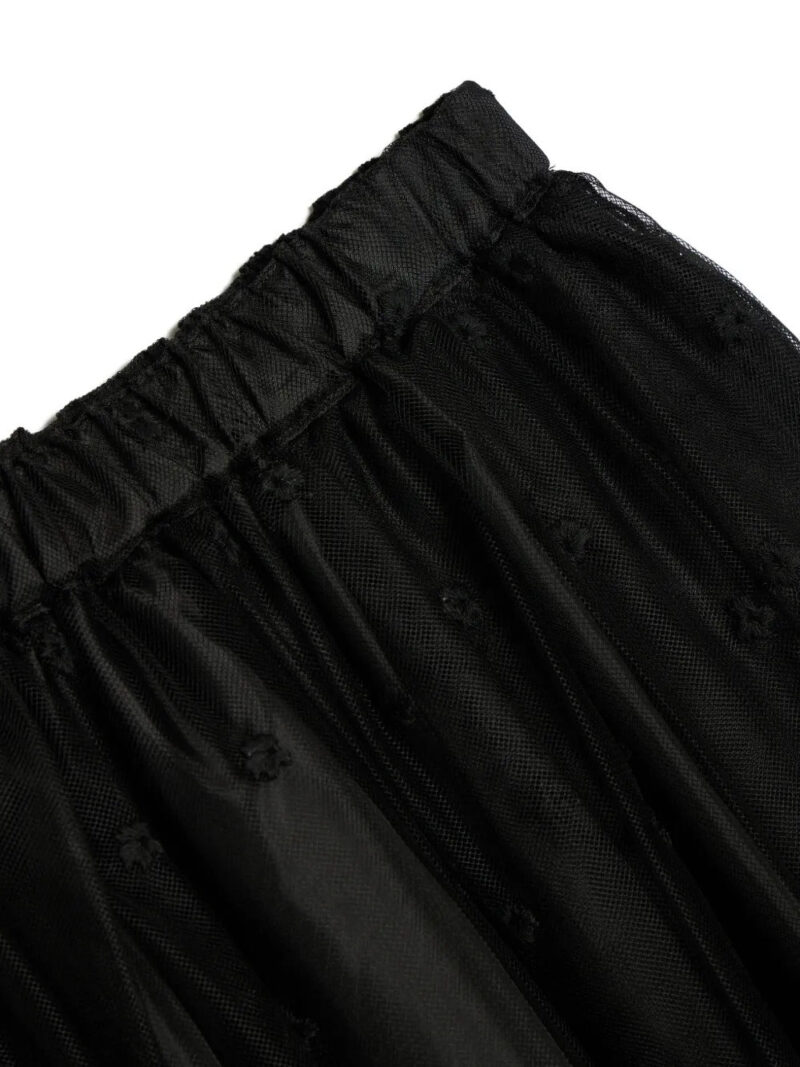 Comme Des Garçons Girl  flower-embellishment skirt