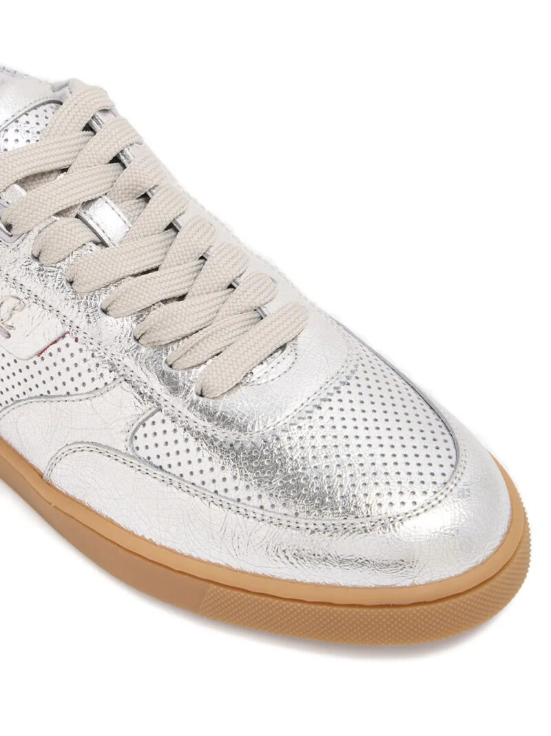 Christian Louboutin  perforated leather trainers