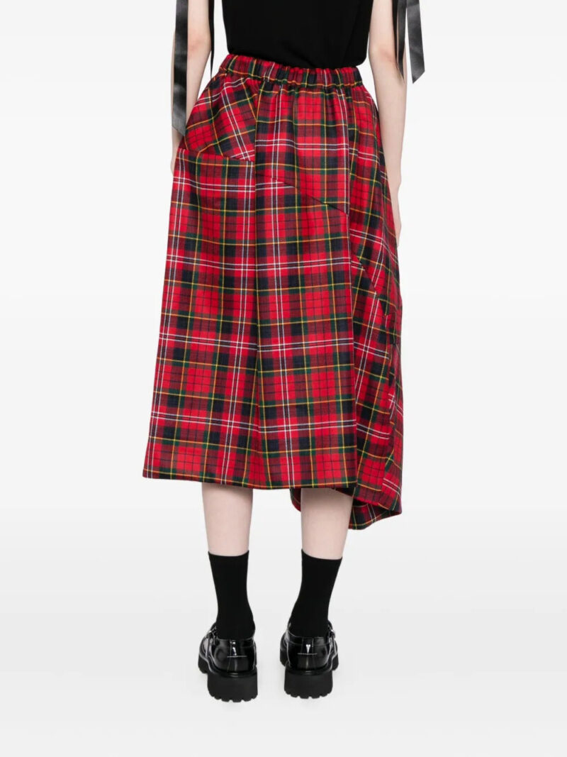 Comme Des Garçons  plaid skirt