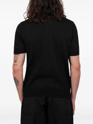 Comme des Garçons Homme  heart knitted polo shirt