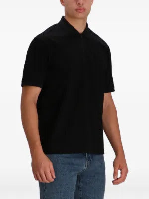 Armani Exchange  half-zip cotton polo shirt