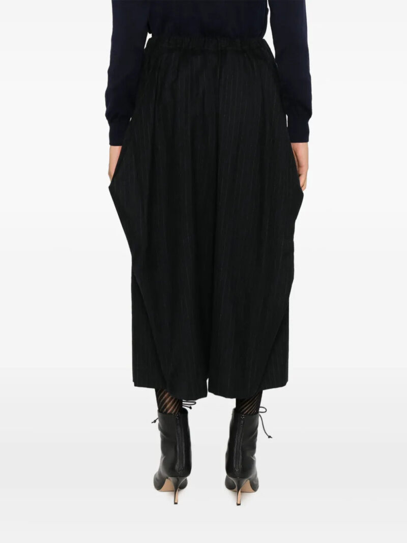 Comme Des Garçons  pinstripe cropped trousers