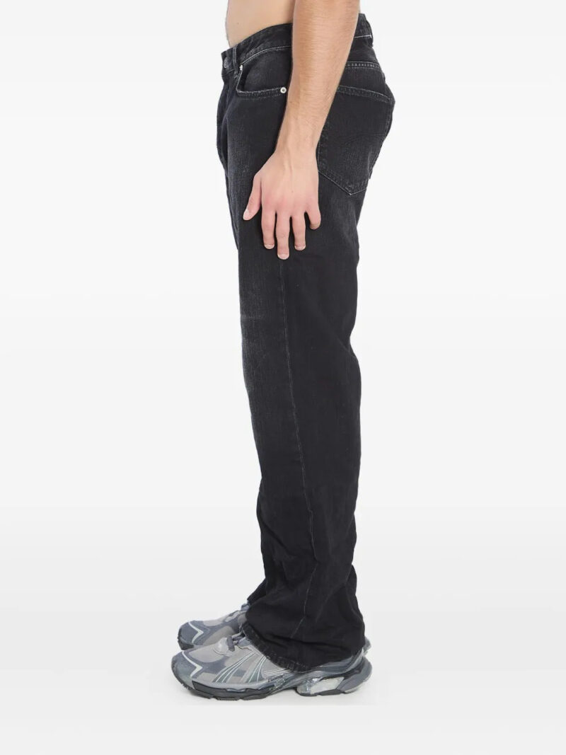 Balenciaga  logo-patch distressed jeans