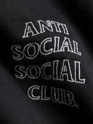 Anti Social Social Club  logo-embroidered hoodie