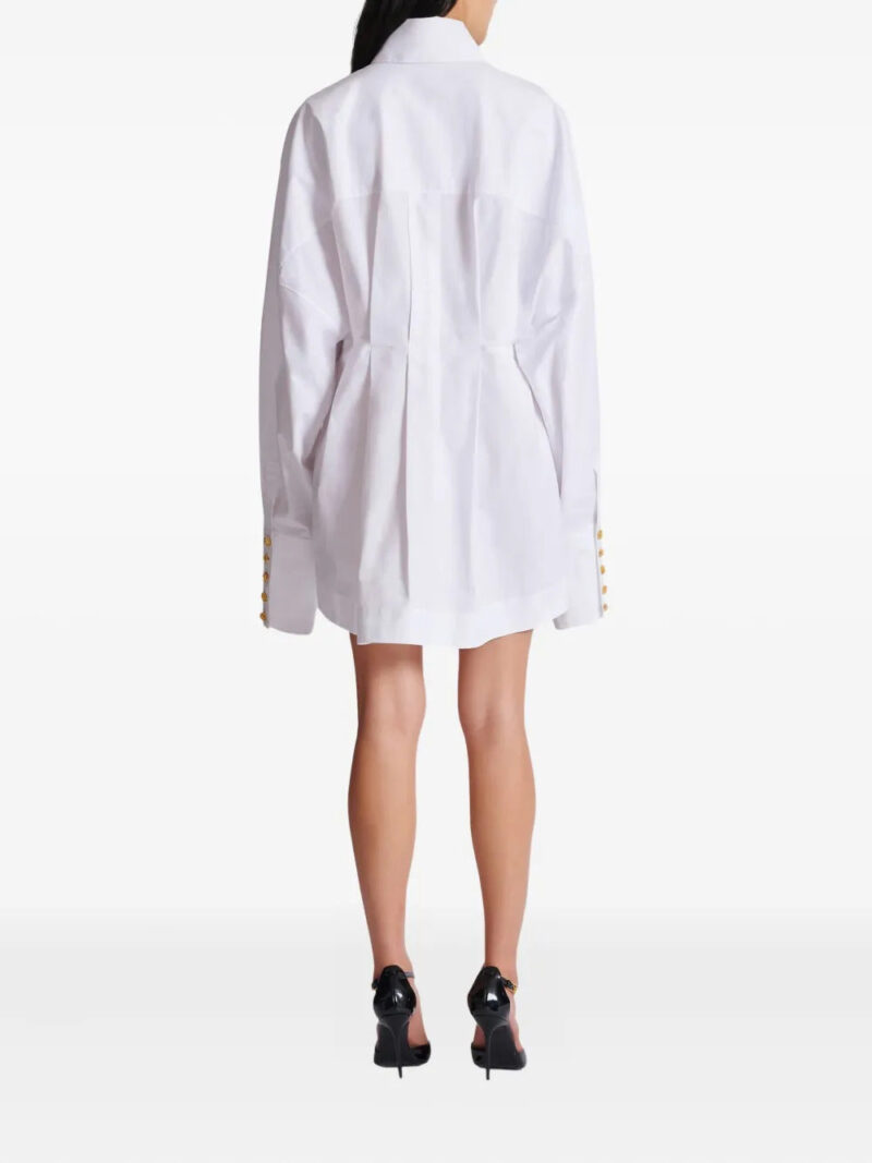 Balmain  buttoned poplin shirt dress
