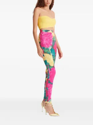 Balmain floral-print leggings