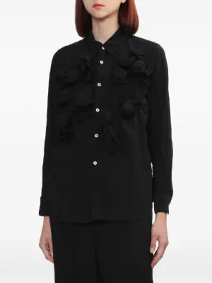 Comme Des Garçons Comme Des Garçons knotted button shirt - Image 2