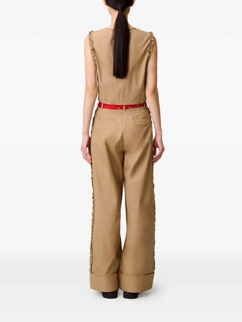 Claudie Pierlot  ruffled-trim top