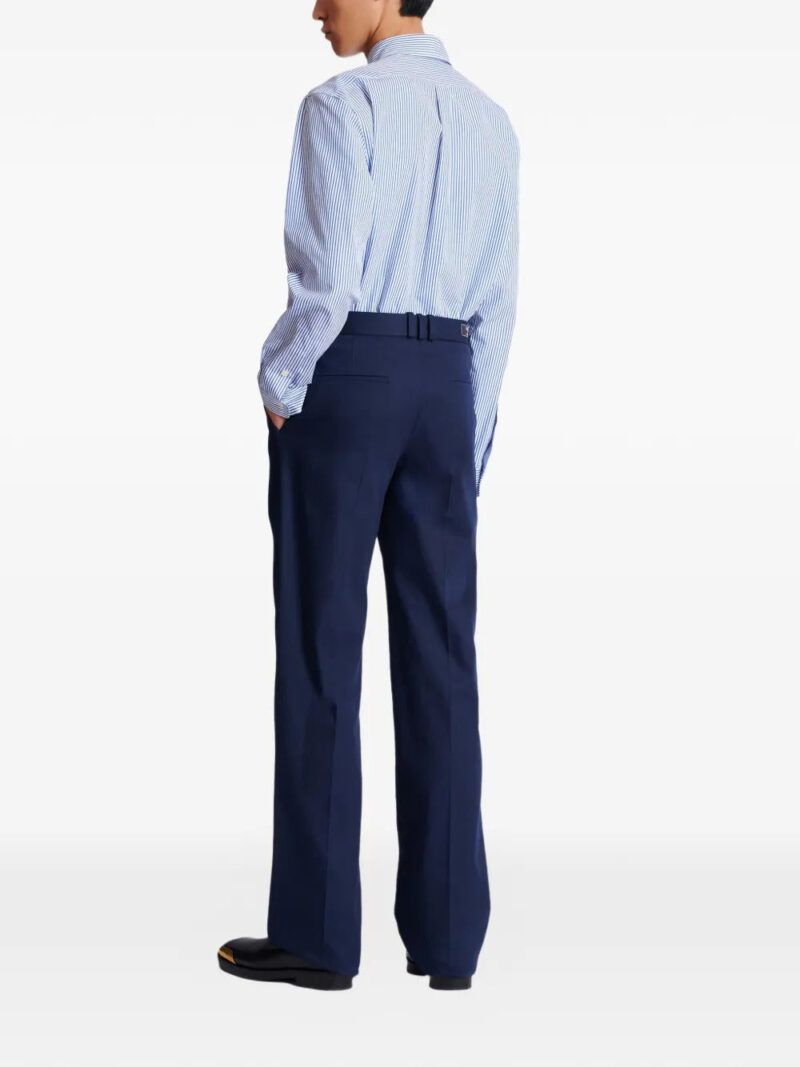 Balmain darted twill trousers
