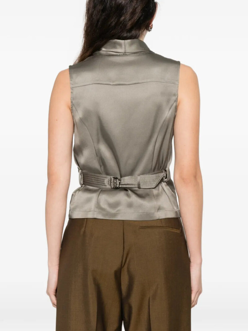 Brunello Cucinelli  draped sleeveless top