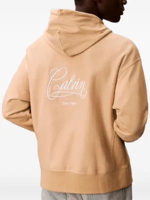 Calvin Klein  logo fleece hoodie
