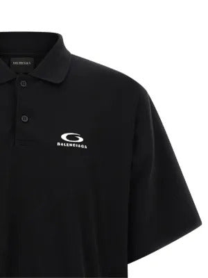 Balenciaga  logo-detail polo shirt