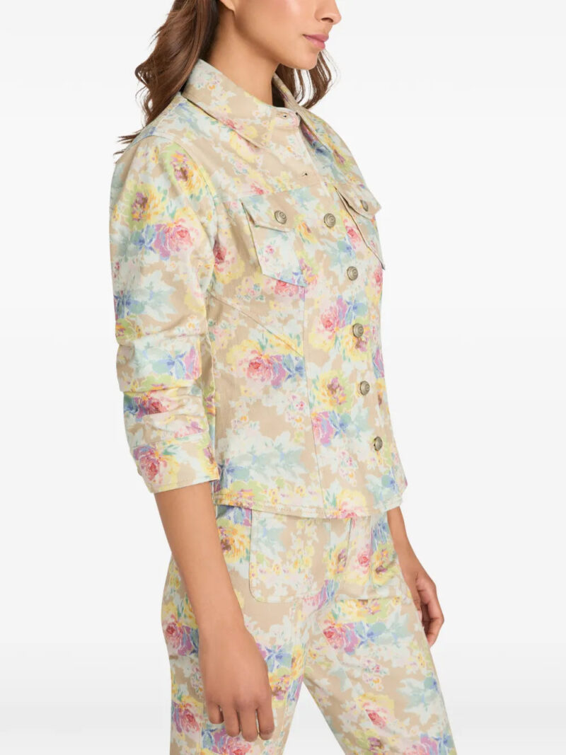 Cinq A Sept  Canyon Ikat Bouquet denim jacket