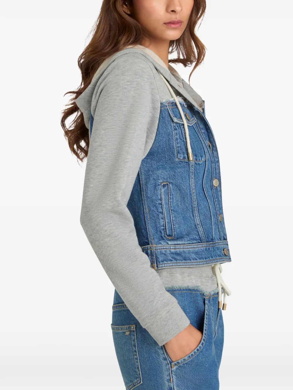 Cinq A Sept Sutton hooded denim jacket - Image 2