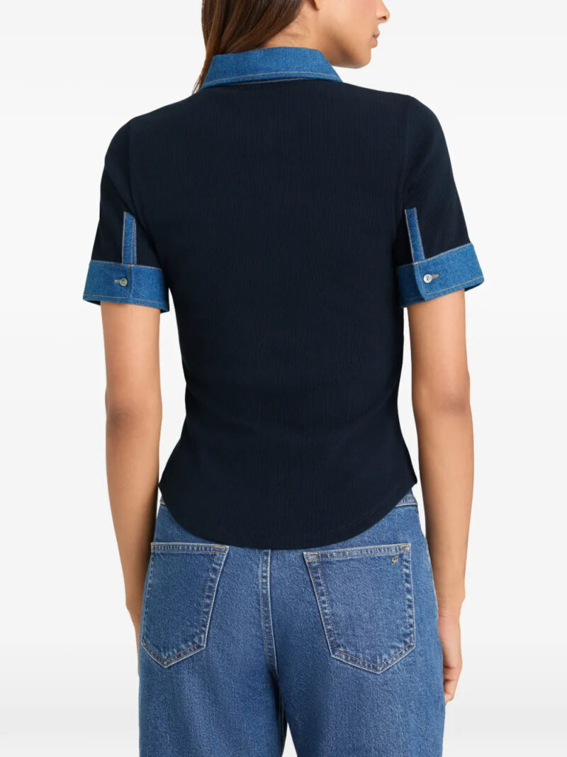 Cinq A Sept Jaden short-sleeve polo top