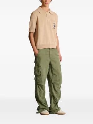 Balmain short-sleeve knitted polo shirt