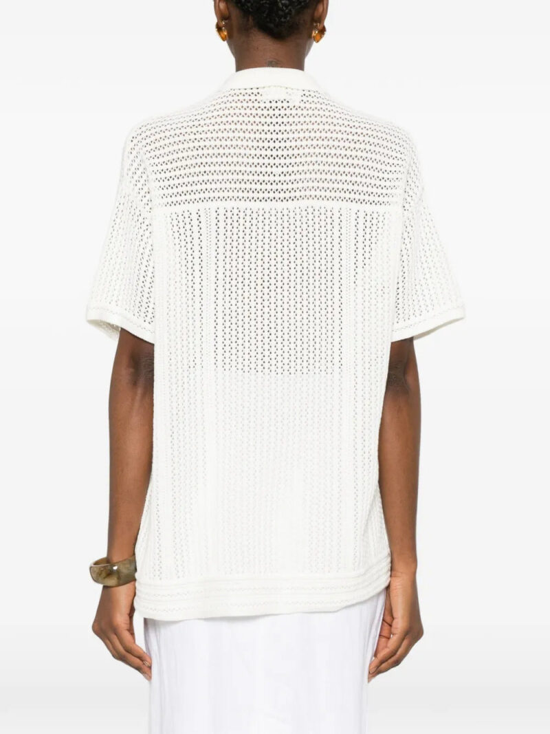 BOMPARD  crochet polo top