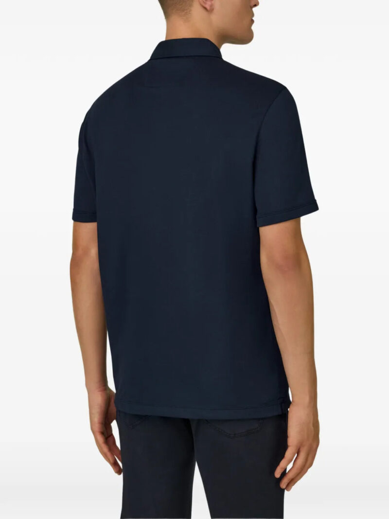 Boggi Milano logo-appliqué polo shirt