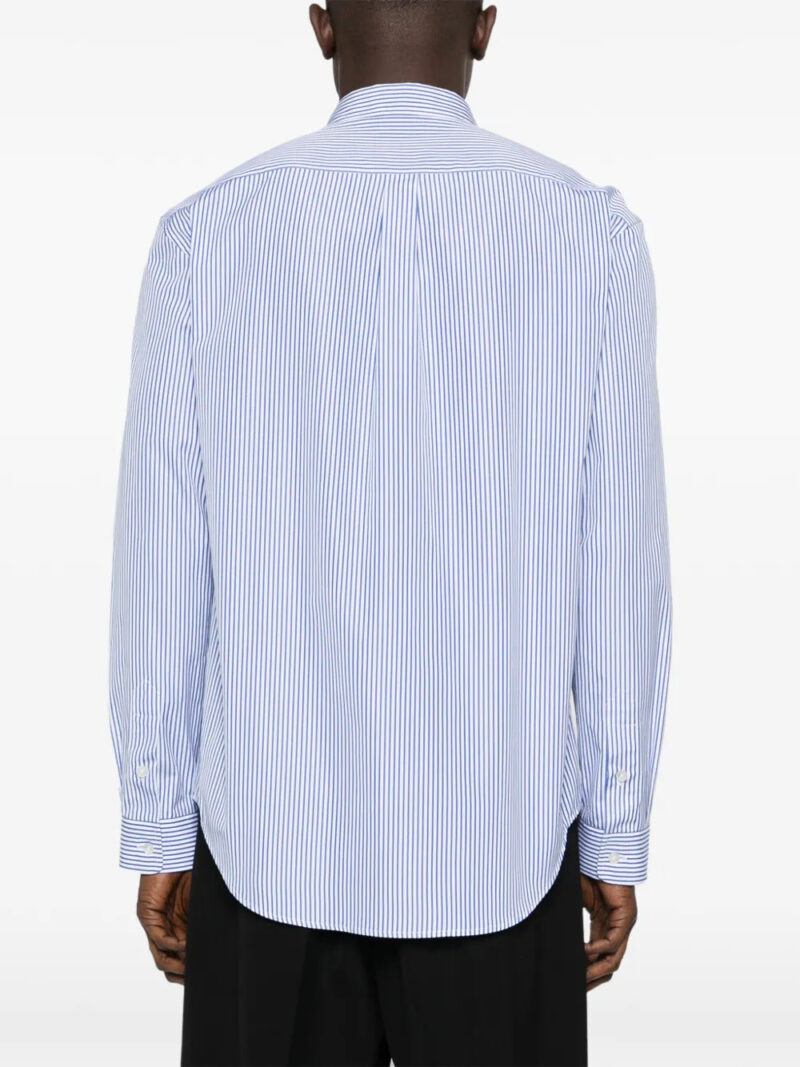 Balmain striped-pattern shirt
