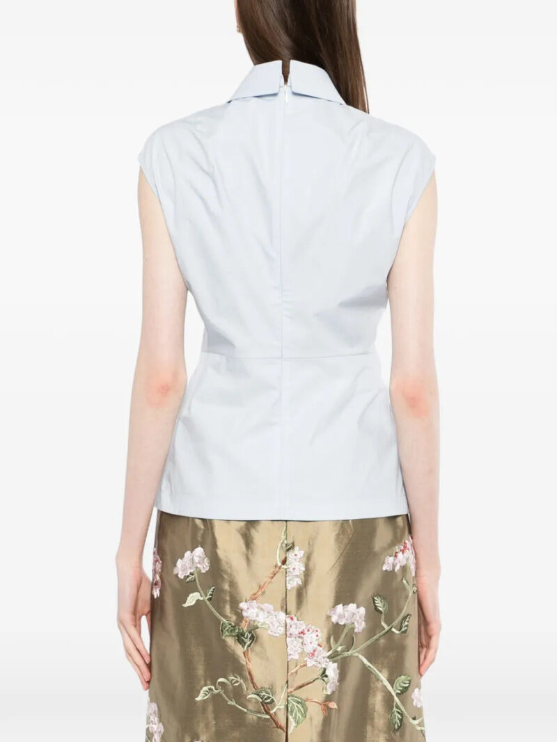 AO YES  collared sleeveless blouse