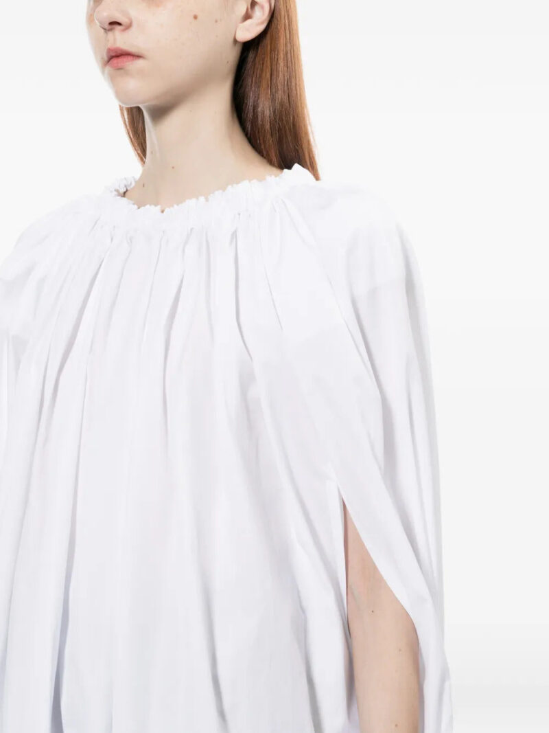 Comme Des Garçons gathered blouse