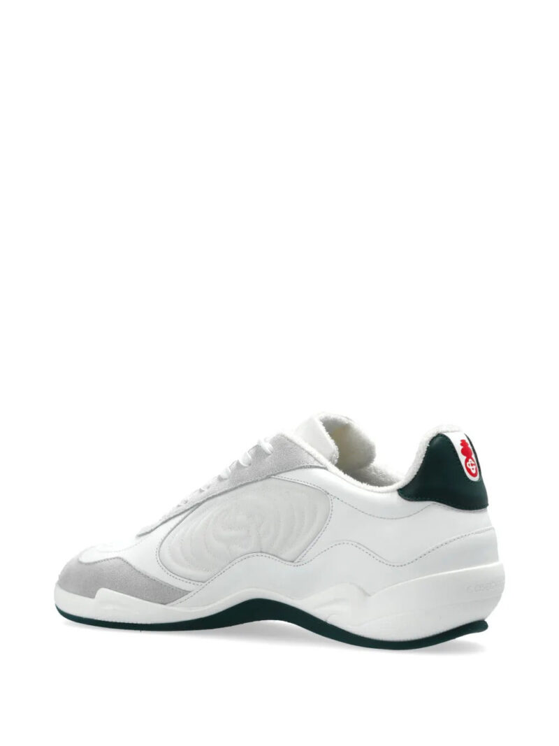 Casablanca  embossed leather sneakers