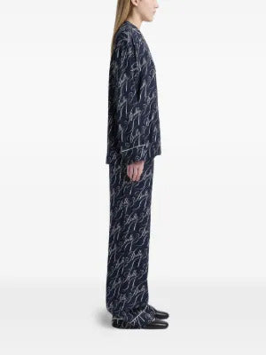 Bally twill print shirt