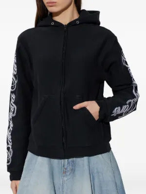 Balenciaga Ele's cursive-lettering hoodie