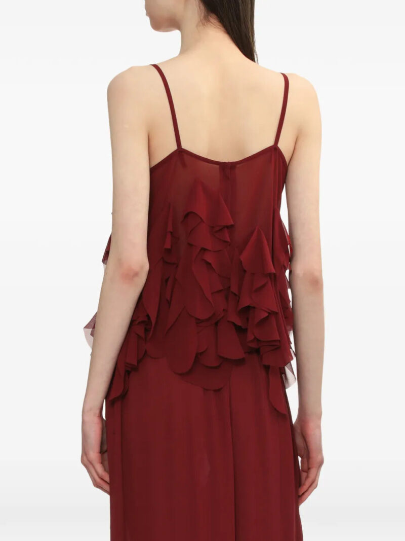 Comme Des Garçons Comme Des Garçons  ruffled spaghetti-strap top